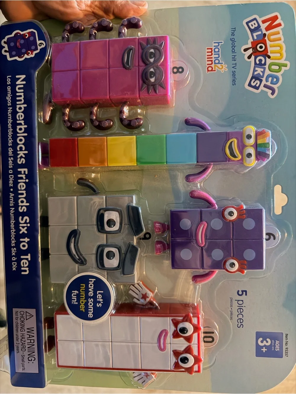 Numberblocks Friends Pack - Purple & Rainbow Stack Educational Figure